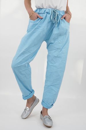 Made in Italy Classic Magic Trouser Sky Blue *